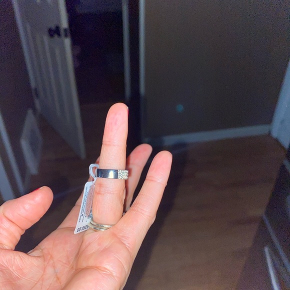 Size 5 Arabella Swarovski Pave Band - Picture 6 of 7